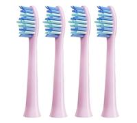 Lot de 4 têtes brosse rechange for à dents électrique Huawei HiLink Lebooo, nettoyant et éliminant la plaque dentaire avec protection anti-poussière(4 pcs pink)