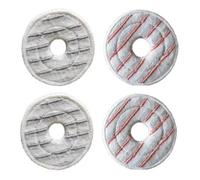 Lot de 4 têtes de balai de rechange pour balai Vileda Spin and Clean Mop - Recharge en microfibre lavable pour kit de nettoyage du sol 161822