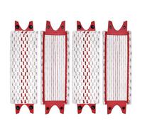 Lot de 4 têtes de balai plates en microfibre compatibles avec Vileda Ultramax