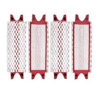 Lot de 4 têtes de balai plates microfibre compatibles Vileda Ultramax
