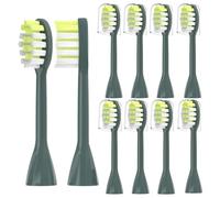 Lot de 4 têtes de brosse à dents de rechange, compatibles avec les têtes de brosse à dents électriques Ph One Soni Care HY1100 HY1200 BH1022(8pcs Sage)