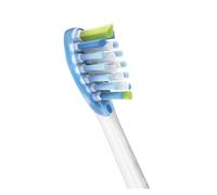 Lot De 4 Têtes De Brosse À Dents De Rechange Compatibles Avec Philips Sonicare C3, Blanches Ou Noires, For Brosse À Dents Électrique Plaque Defense.(4PCS White -C3)