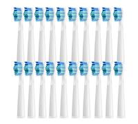 Lot de 4 têtes de brosse à dents électriques compatibles avec Fairywill D7/D8/FW507/FW508/FW551/917/959/SG-E9(20pcs White)