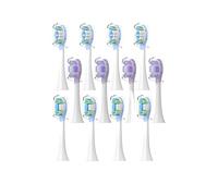 Lot De 4 Têtes De Brosse De Rechange Compatibles Avec La Brosse À Dents Électrique Xiaomi Oscillation Pro, Compatible Avec La Tête De Brosse À Dents Mijia MES610 MES609 À Poils Souples(WHITE)