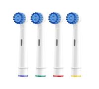Lot de 4 têtes de brosse de rechange for brosse à dents électrique Oral-B Vitality Triumph D12 D100 D36 PRO3000(White)