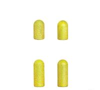 Lot de 4 têtes de polissage brasées en émeri pour meulage de la pierre - Fraise rotative brasée sous vide pour marbre, granit et pierre d'ingénierie - Utilisation humide/sèche, faible perte de sable