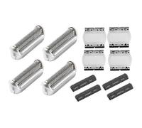 Lot de 4 têtes de rasoir électrique de rechange avec grille et coupe-lame pour Braun 5S P40 P50 P60 P70 P80 P90 M30 M60