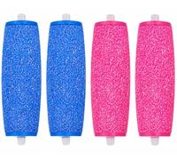 Lot de 4 têtes de rouleau de rechange pour Scholl Velvet Smooth Express Pedi, recharges extra grossières et lisses, lime électrique pour enlever les callosités de la peau dure, lot de pédicure