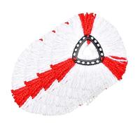 Lot de 4 têtes de serpillère en microfibre de rechange pour balai à franges Vileda/O-cedar Easywring - Rouge