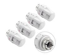 Lot de 4 têtes thermostatiques M30 x 1,5 pour radiateur thermostatique - Protection antigel - Accessoires de contrôle de température