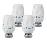Lot de 4 Têtes Thermostatiques M30 x 1 5 Remplacement de Vanne de Radiateur Robinet Thermostatique Odipie