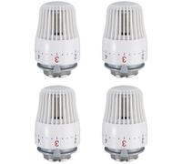 Lot de 4 têtes thermostatiques, tête de rechange pour vanne de radiateur M30 x 1,5, vanne de radiateur thermostatique,