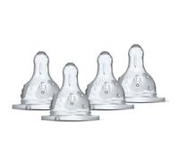 Dodie Tétines Rondes Initiation anti-coliques Débit 2 (moyen) Lot de 4