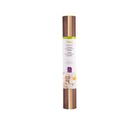 4 feuilles de flex thermocollant blanc, orange, marron, taupe métalisé 30,5 x 30,5 cm -