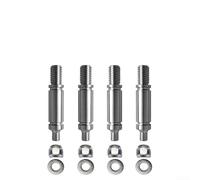 Lot de 4 tiges de support de tambour avant et arrière avec filetage à gauche et à droite, alliage d'acier haute résistance pour modèles Amiral pour modèles Amana, avec