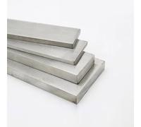 Lot de 4 tiges plates carrées en acier inoxydable 304, épaisseur 3 mm, for l'industrie, le bricolage et l'artisanat(3mmx25mmx100mm)