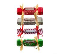 Lot de 4 tirelires style bonbons avec mécanisme de traction - Convient pour les surprises d'argent lors des anniversaires, mariages, remises de diplôme et fêtes (4 pièces)