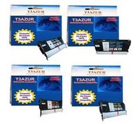 Lot de 4 Toners compatible pour Lexmark C522n / C522tn - (Noir et Couleur) G