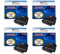 Lot de 4 Toners compatibles pour Lexmark T640 / T640dn / T640dtn / 64016HE - Noir - 21 000 pages G