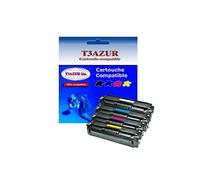 Lot de 4 Toners Laser compatibles pour imprimante Samsung ProXpress C2620DW,C2670FW, C2680FX - T3AZUR (Noir et Couleurs)