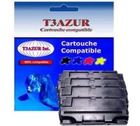 Lot de 4 Toners Laser compatibles pour Samsung ML210, ML808 (ML-1210D3) - 3 000 pages - T3AZUR Noir