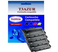 Lot de 4 Toners Laser compatibles pour Samsung ML2250, ML2252W (ML-2250D5) - 5 000 pages - T3AZUR Noir