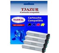 Lot de 4 Toners Laser compatibles pour Samsung MultiXpress SLK3250NR, SLK3300NR (MLT-D704S) - 25 000 pages - T3AZUR Noir