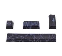 Lot de 4 touches de clavier 6.25U à cinq côtés et 4 touches Dye-subbed Espace de touches + ESC + entrée + pavé numérique Entrée 4 touches