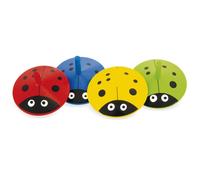 Lot De 4 Toupies Coccinelle