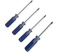 Lot de 4 tournevis magnétiques de type U 100 mm M1.7, M2.0, M2.3, M2.6