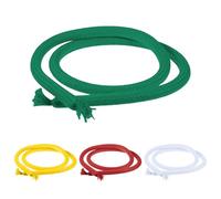 Lot de 4 tours de magie rigides en corde de 92 cm, rouge, blanc, vert, jaune, illusion d'optique, outil pour tour de 45 g, accessoire amusant de corde pour tours de magie créatifs, large gamme