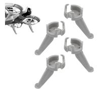 Lot de 4 Trains d'Atterrissage pour Drone DJI NEO, Patins d'Atterrissage en Plastique Léger pour Drone Pieds d'Atterrissage Portables Support de Protection pour Drone DJI NEO (Type Inclinable)