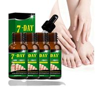Lot de 4 traitements à l'huile pour ongles infusés au gingembre, 7 jours de traitement extra fort, 30 ml de solution pour renforcer les ongles faibles, endommagés, adoucissants pour une croissance