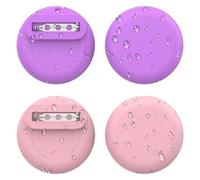 Lot de 4 Traqueur GPS Caché Airtag, Étuis Airtags Caché avec Broche, Supports pour Airtags Anti-Perte avec Clip Invisible, pour Enfants, Personnes Agées, vêtements, Sac à Dos (Airtag Non Inclus)