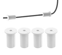 Lot de 4 traverses murales pour kit de gestion de câbles Starlink, passe-câbles Starlink, câble de passage mural pour routeur de câble Starlink et adaptateur Ethernet