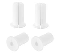 Lot de 4 traverses murales pour passage mural Starlink - Câble extérieur - Kit de gestion de câbles - Grommets muraux pour trou mural de 3/4" - Routeur de câble Starlink et adaptateur Ethernet (blanc)