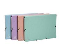 Lot de 4 Trieur pochette AQUAREL, carte lustrée, 12 compartiments, coloris assortis (4)