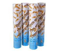 Lot de 4 tubes canon à confettis Or Taglia Unica or