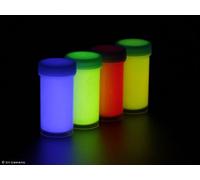 Lot de 4 tubes de peinture lumineuse invisible de 50 ml - Bleu, vert, rouge, jaune