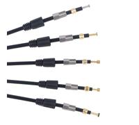 Lot de 4 tuyaux de frein pour vélo - Olive | Boulons de connecteur, acier inoxydable TPR cuivre, compatible avec les systèmes Shimano BH59 BH90 et SRAM