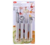 Lot de 4 Ustensiles à Fruits en Acier Inoxydable