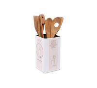 - Lot de 4 Ustensiles Avec Pot "Signature" 30cm Crème