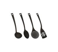 - Lot de 4 Ustensiles de Cuisine "Nylon" 31cm Noir