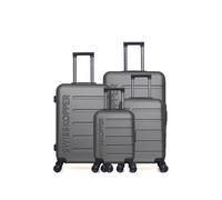 - lot de 4 - valise grand format, valise weekend, valise cabine, valise cabine xxs aigle - gris fonce