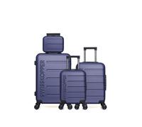 - lot de 4 - valise weekend, valise cabine, valise cabine xxs et vanity aigle - marine