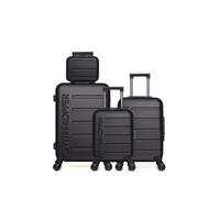 - lot de 4 - valise weekend, valise cabine, valise cabine xxs et vanity aigle - noir
