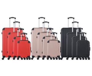 Lot de 4 valises Budapest-M de American Travel : Or