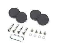 Lot de 4 valises de rechange pratiques avec rotation à 360 degrés, 63 Noir