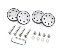 Lot de 4 valises de rechange pratiques avec rotation à 360 degrés, installation silencieuse, Modèle 13, One Size