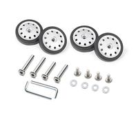 Lot de 4 valises de rechange pratiques avec rotation à 360 degrés, Modèle 46